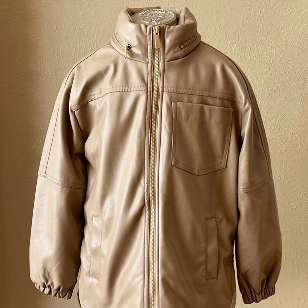 Habitual Kid Tan Faux Leather Jacket
